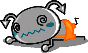 虫歯菌のイラスト/ダウン