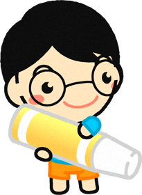 クレヨンを持った幼稚園児イラスト/白色