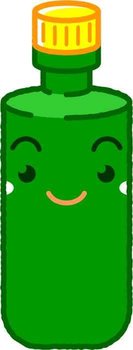 かわいいチューブ糊のイラスト