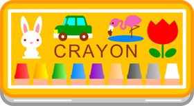 クレパスのイラスト
