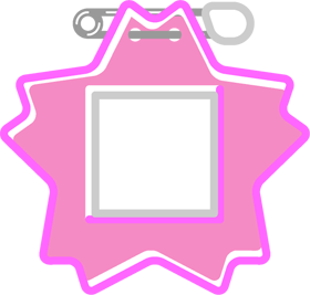 名札のイラスト/桜