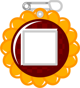 名札のイラスト/ひまわり