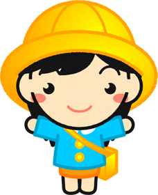 通園する幼稚園児イラスト/女の子4