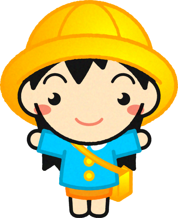 通園する幼稚園児イラスト/女の子