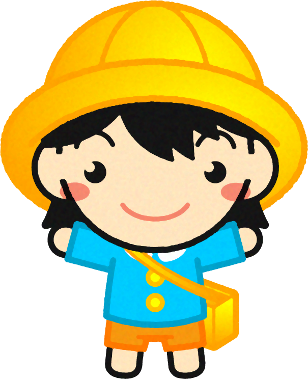 通園する幼稚園児イラスト/男の子2