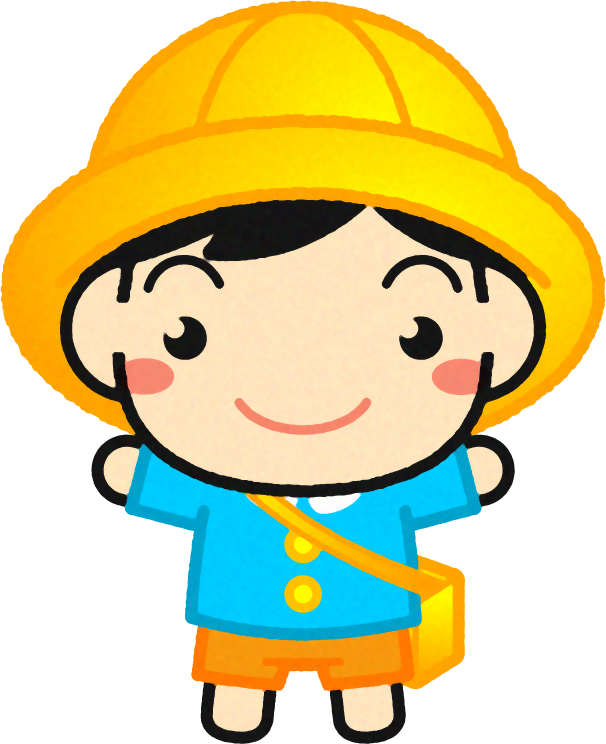 通園する幼稚園児イラスト/男の子4