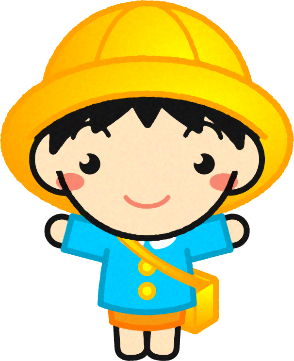 通園する幼稚園児イラスト/女の子2
