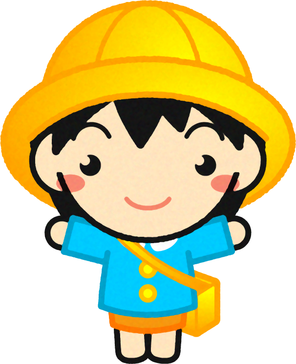 通園する幼稚園児イラスト/女の子3