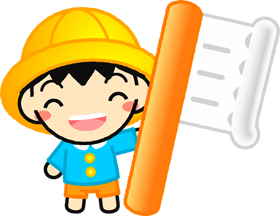 歯ブラシを持った男の子イラスト